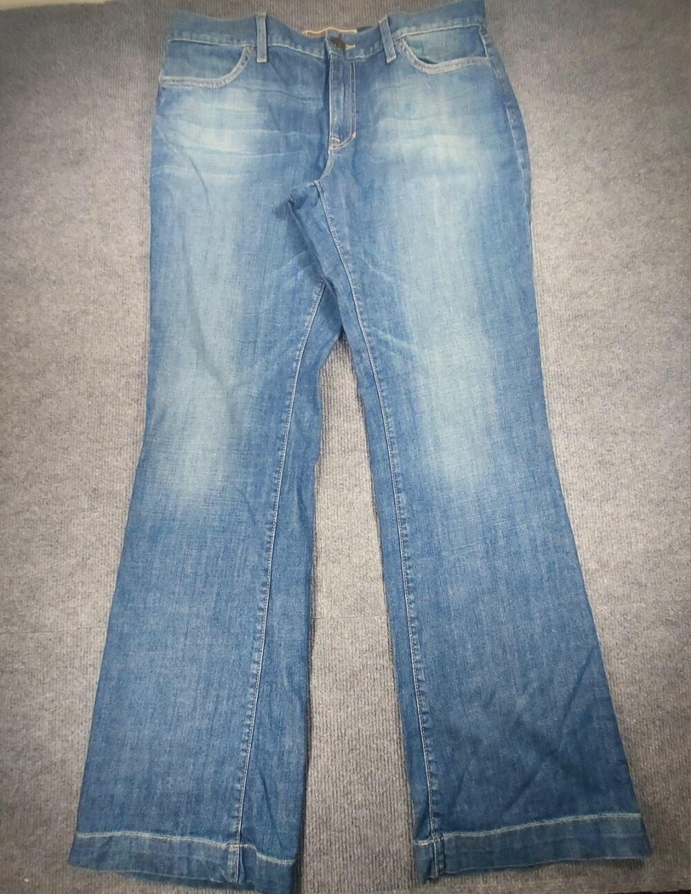 Vintage Gap Long and Lean Jeans 12L NWT Blue Flare Wide Leg Tall Stretch Y2K